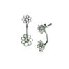 Earrings Silver 925 - White Flower | Colibri Art