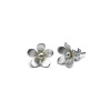 Earrings Silver 925 - Delicate Flowers Matte | Colibri Art