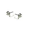 Earrings Silver 925 - Solid Square | Colibri Art