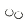 Earrings Silver 925 - Vintage Spiral Lug | Colibri Art