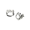 Earrings Silver 925 - Kitten Silhouette | Colibri Art