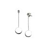 Earrings Silver 925 - Diaphanous Silhouette | Colibri Art