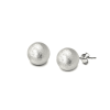 Earrings Silver 925 – Silver Ball Matte 4mm | Colibri Art