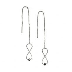 Earrings Silver 925 – Infinite Love | Colibri Art