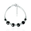 Bracelet Silver 925 - Black Gems | Colibri Art