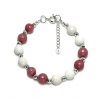 Bracelet Silver 925 – Rhodonite Gems | Colibri Art