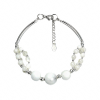 Bracelet Silver 925 – White Onyx | Colibri Art