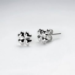 Earrings Silver 925 – Lucky Clover | Colibri Art
