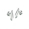 Earrings Silver 925 – Sculptured Bar | Colibri Art