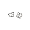 Earrings Silver 925 – Dual Hearts | Colibri Art