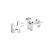 Earrings Silver 925 - Cute Dog | Colibri Art