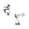 Earrings Silver 925 – Floating Silk | Colibri Art