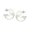Earrings Silver 925 – Incomplete Disc | Colibri Art