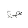 Earrings Silver 925 – Looped Ribbon | Colibri Art