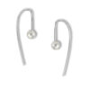 Earrings Silver 925 – Single Pearl | Colibri Art