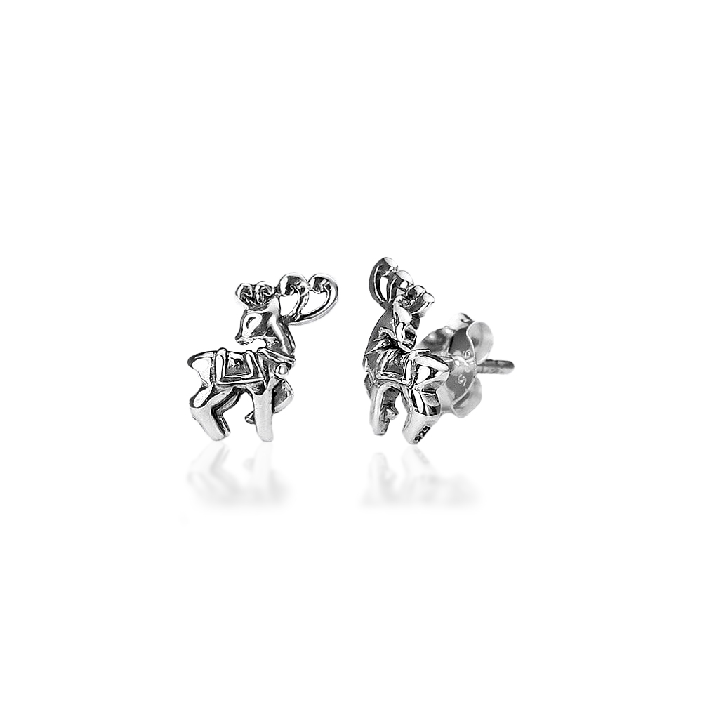 Earrings Silver 925 – Reindeer | Colibri Art